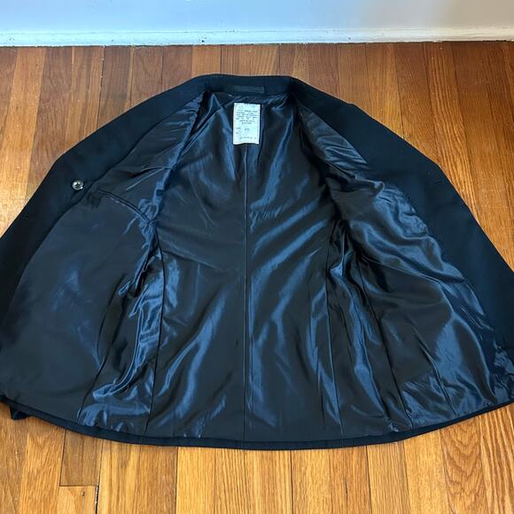 Vintage WRNS Royal Navy Jacket – Women’s Medium Double-Breasted Wool Coat - Picture 10 of 16